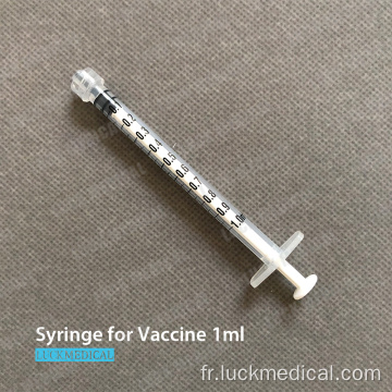 Seringue de vaccin covide jetable vide